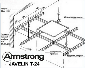 Подвесная система JAVELIN Armstrong